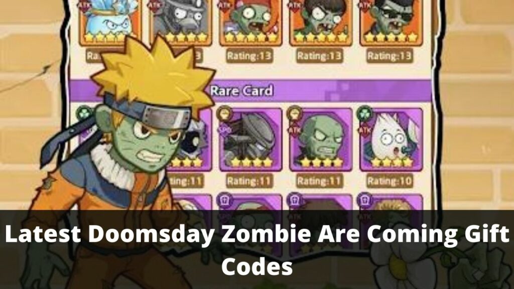 Doomsday Zombie Are Coming Gift Codes
