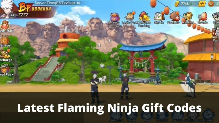 Flaming Ninja Gift Codes