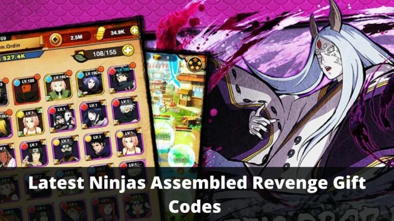 Ninjas Assembled Revenge Gift Codes
