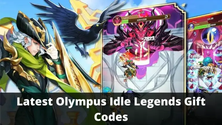 Latest Olympus Idle Legends Gift Codes