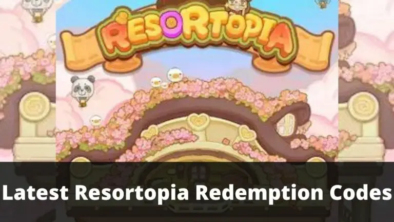 Resortopia Redemption Codes