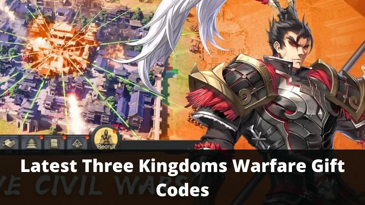 Three Kingdoms Warfare Gift Codes [August 2026]