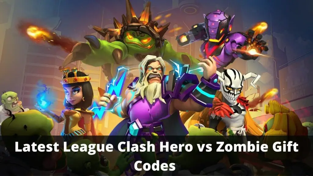 League Clash Hero vs Zombie Gift Codes