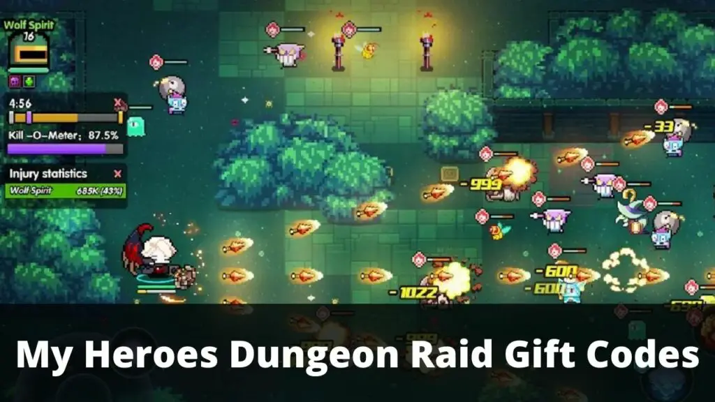 My Heroes Dungeon Raid Gift Codes