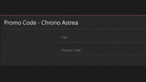 Redeem a gift code in Chrono Astrea