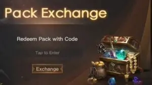 Redeem a gift code in Dark Nemesis Infinite Quest