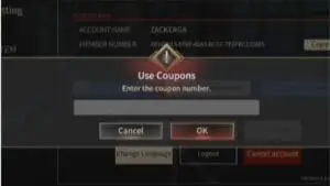 Redeem a gift code in Exorcist in Island