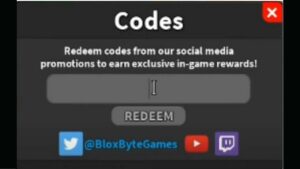 Redeem a gift code in Ghost Simulator