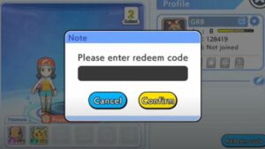 Redeem a gift code in Infinity Island