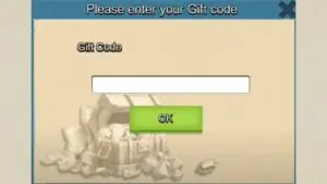 Redeem a gift code in League Clash Hero vs Zombie