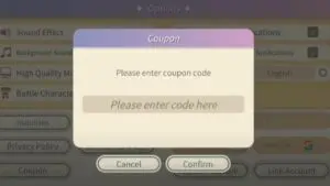 Redeem a gift code in Ragnarok The Lost Memories