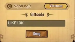Redeem a gift code in Starve Arena