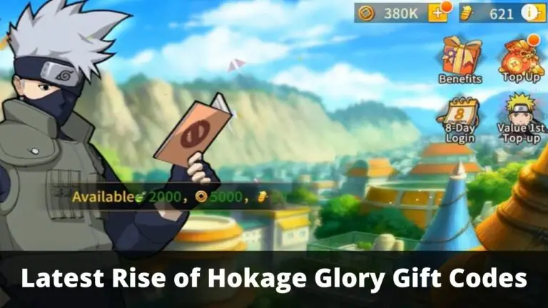 Rise of Hokage Glory Gift Codes