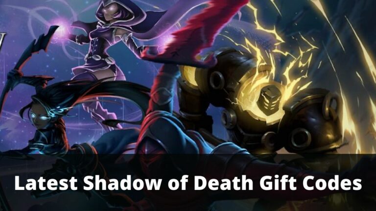 Shadow of Death Gift Codes