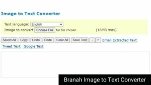 Branah Image to Text Converter