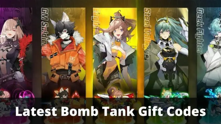 Bomb Tank Gift Codes