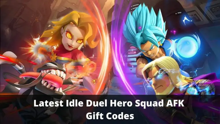Latest Idle Duel Hero Squad AFK Gift Codes