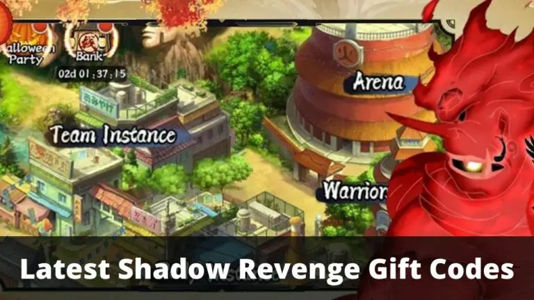 Shadow Revenge Gift Codes