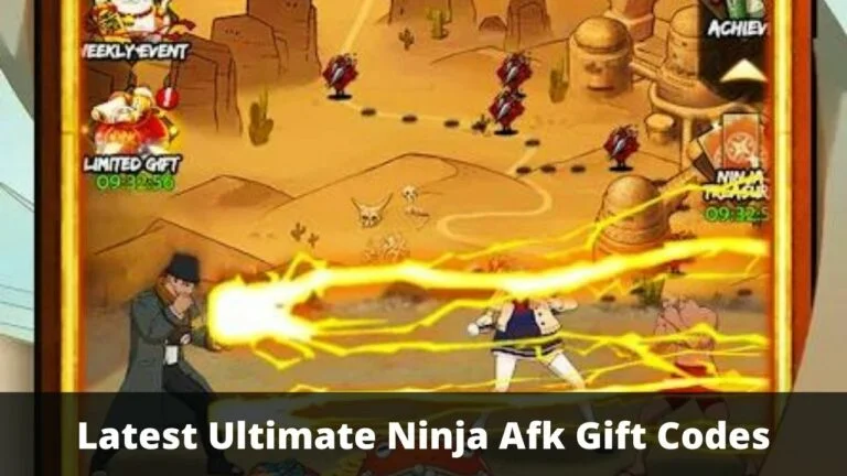 Latest Ultimate Ninja Afk Gift Codes