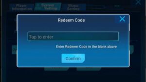 Redeem Gift Code in Unstoppable Evolution and War