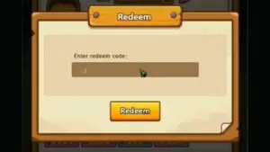 Redeem a gift code in Battle Clicker Heroes Lineup