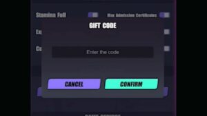 Redeem a gift code in Dislyte