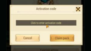 Redeem a gift code in Dragon Hunters Heroes Legend