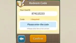 Redeem a gift code in Fantasy Life Online
