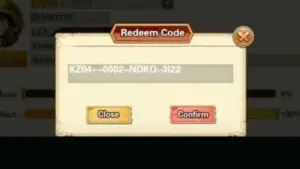 Redeem a gift code in Lost Ocean Civilization