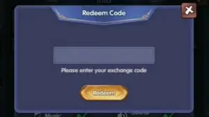 Redeem a gift code in Mythwars Idle Heroes