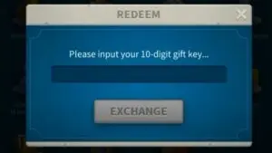 Redeem a gift code in Rise of Kingdoms Lost Crusade