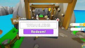 Redeem a gift code in Roblox Manic Mining 2