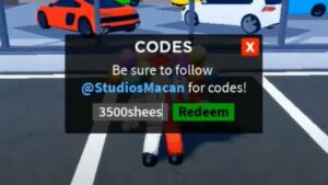 Redeem a gift code in Roblox The Drive