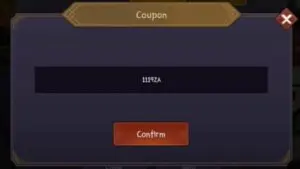Redeem a gift code in Samurai Blade Yokai Hunting