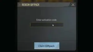 Redeem a gift code in Top Mech