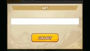 Redeem a gift code in Ultimate Ninja Afk