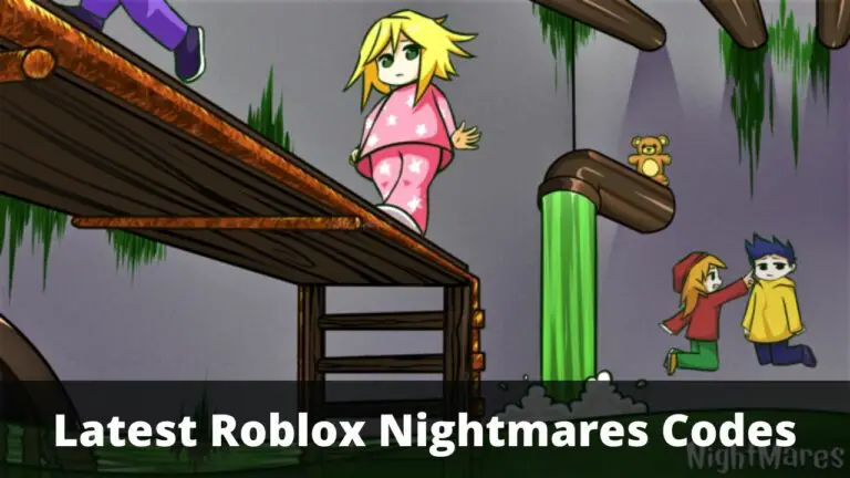 Roblox Nightmares Codes