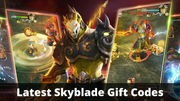 Skyblade Gift Codes