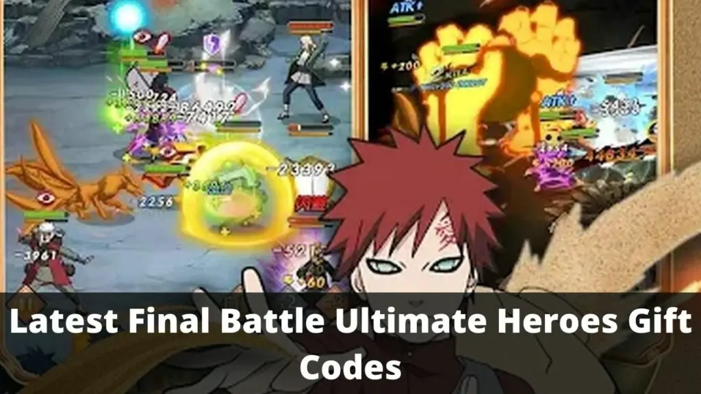 Final Battle Ultimate Heroes Gift Codes