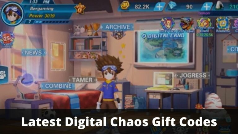 Digital Chaos Gift Codes