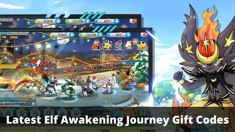 Elf Awakening Journey Gift Codes