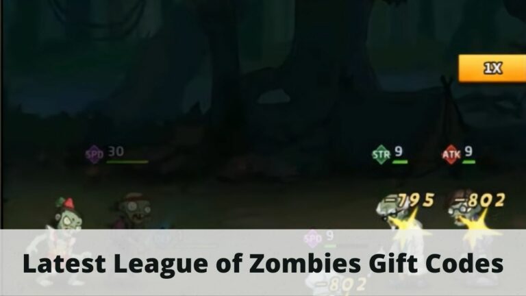 League of Zombies Gift Codes