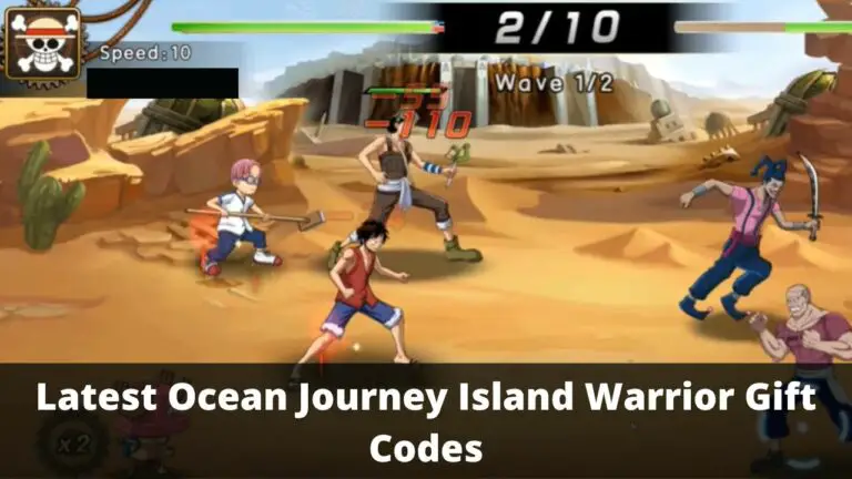 Ocean Journey Island Warrior Gift Codes