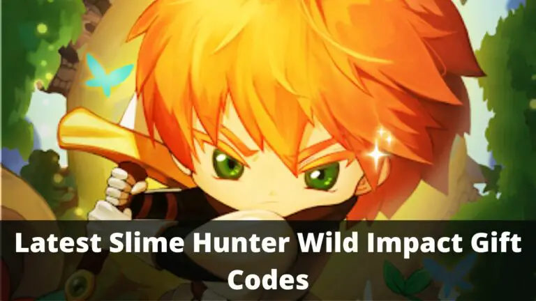 Latest Slime Hunter Wild Impact Gift Codes