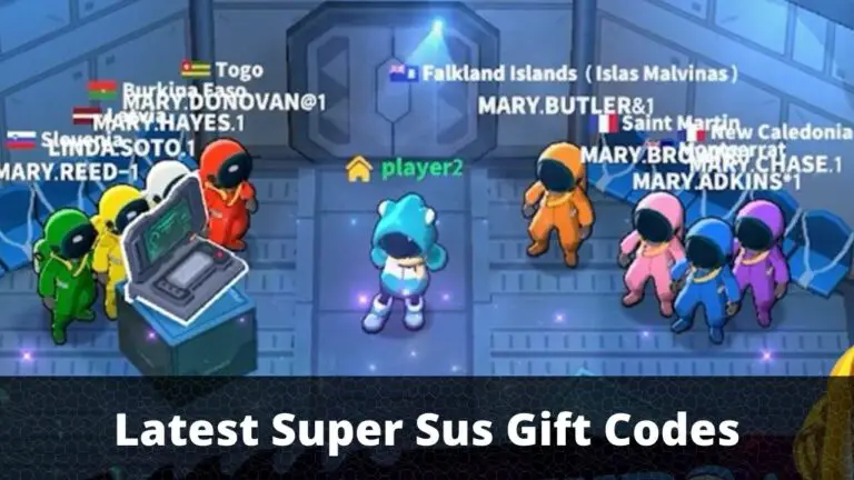 Super Sus Gift Codes