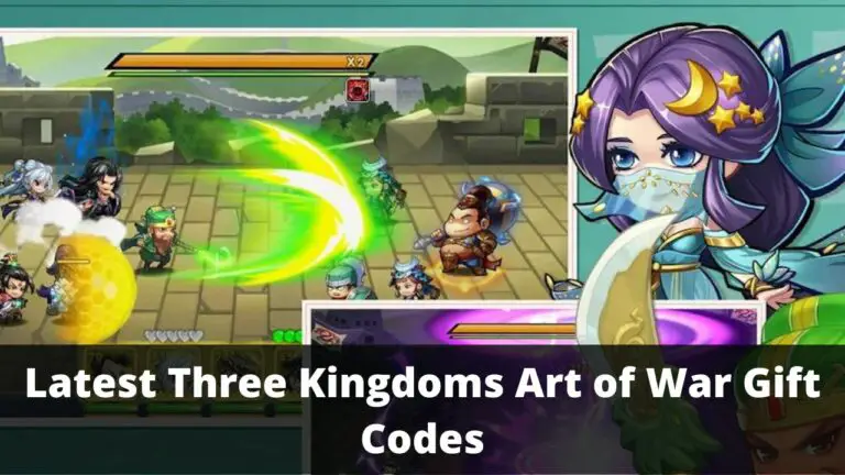 Three Kingdoms Art of War Gift Codes