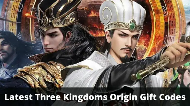Three Kingdoms Origin Gift Codes
