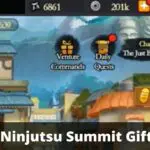 Ninjutsu Summit Gift Codes