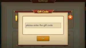 Redeem Gift Code in Three Kingdoms Art of War