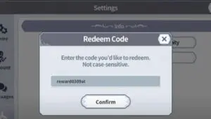 Redeem a gift code in Arcana Tactics